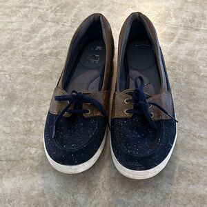 KEDS Navy Boat Shoes